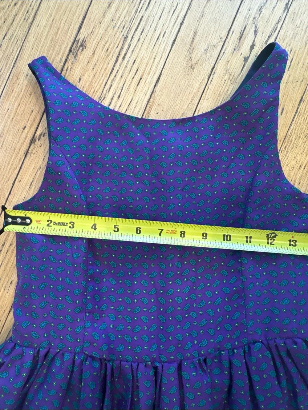 Ralph Lauren Girls Purple Paisley Twirl Dress